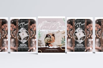design wedding, new year,birthday and party invitation cards