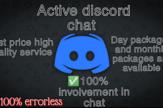 be your discord chat person