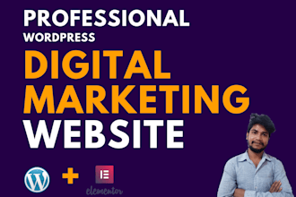 build a professional digital marketing agency site
