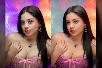 skin retouching , high end photo retouching and photo editing