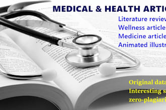 write original and interesting medical articles