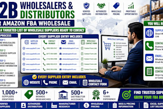 provide b2b wholesalers and distributors for amazon fba wholesale