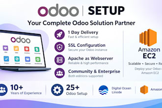 set up odoo community and enterprise on a cloud server