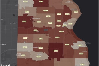 draw custom gis maps cartography and visualizations