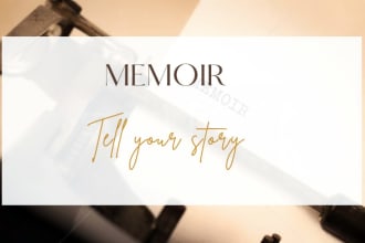 write or edit your memoir or author bio
