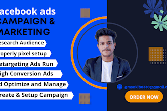 be your expert facebook marketing manager