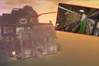 build you a starter base in minecraft