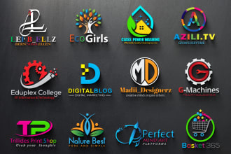 design or redesign modern stunning 3d logo for your company business