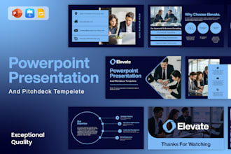 do business powerpoint presentation and investor pitch deck design template
