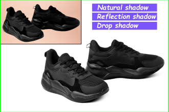 ecommerce product photo edit, white background remove, shadow and retouch