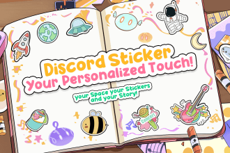 design custom sticker for facebook, discord twitch