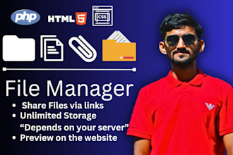 create cloud file manager for file sharing