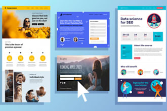 design or redesign wordpress websites using elementor, divi or wpbakery