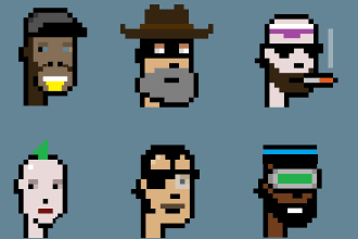 make you cryptopunk nft art character
