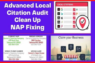 do advanced local citation audit cleanup and nap fixing