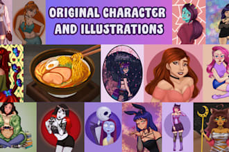 do custom illustrations or concept art