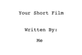 write your drama short film