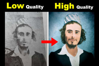 professional restore old photos, colorize old photos