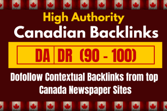 profitable canada SEO with top ca newspapers canadian backlinks
