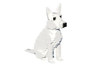 make your dog, cat, pet using lego bricks