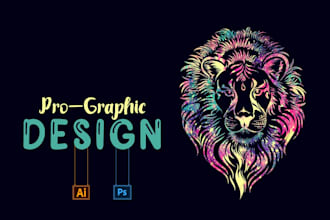 create all kind graphic design work within 2 hours