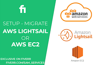 set up and configure your AWS ec2, lightsail and vps