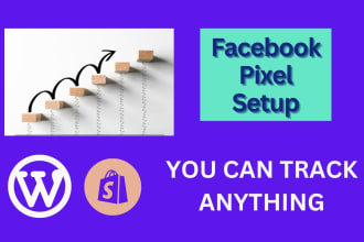 setup facebook pixel conversion API shopify, wordpress, ga4