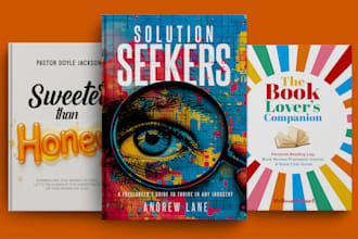 do high quality book cover design and ebook cover design