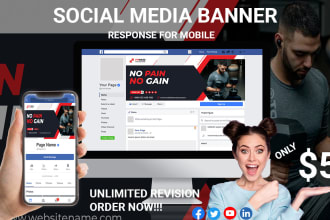design your facebook cover only five dollars