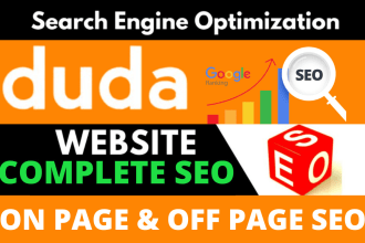 do SEO of your duda website for google ranking