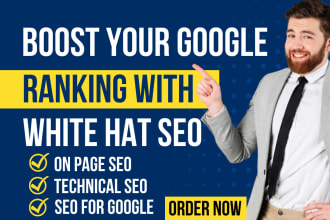 do website onpage SEO for google and technical optimization of wordpress site