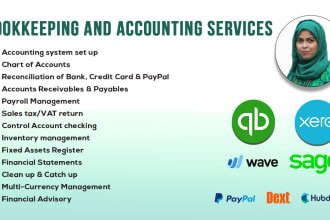 do bookkeeping  and accounting with quickbooks online xero