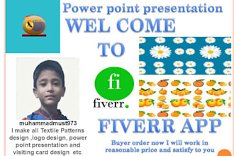 prepare unique presentation on power point