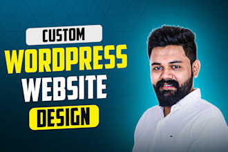 create a wordpress website design or wordpress landing page with elementor pro