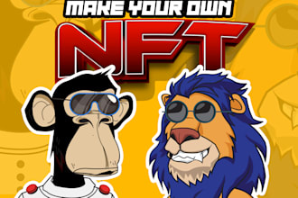 design unique nft art and custom nft collection