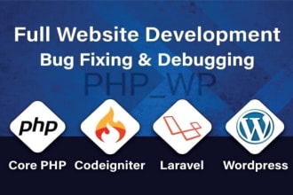 fix bugs, add feature or develop PHP and laravel website