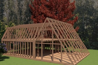do framing exterior and interior walls for your cabin
