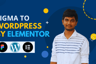convert  figma, to wordpress by elementor figma to elementor