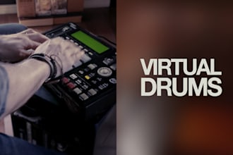record virtual drums for a song