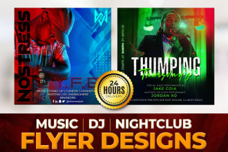 do perfect music, dj, nightclub flyers