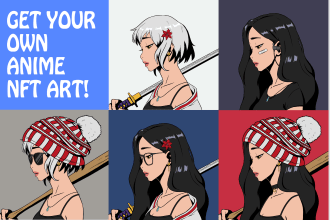 create unique anime nft art collection