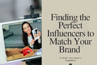 find 10 independent influencers that align with your brand