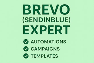 set up brevo, sendinblue email marketing, automations and campaigns