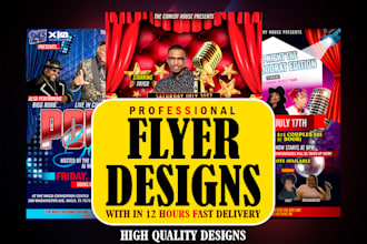 design you an attractive flyer and posters