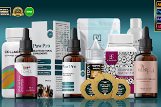do professional product label design and packaging
