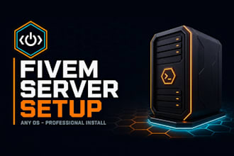 install your fivem server quickly and professionally