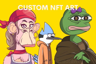 draw an amazing crypto nft art for opensea collection
