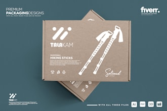 do mailer box design , subscription box and product packaging design