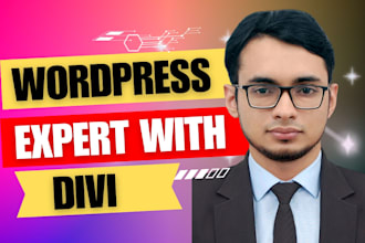 be your wordpress expert with divi and divi builder