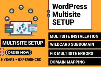 setup wordpress multisite with subdomains and subdirectories